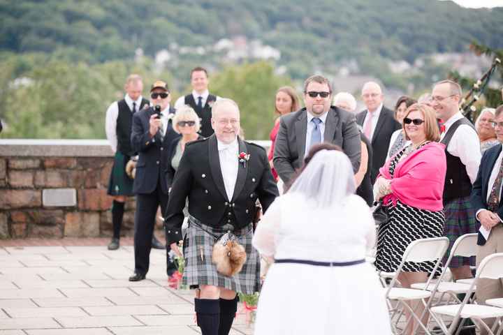Walking down the aisle