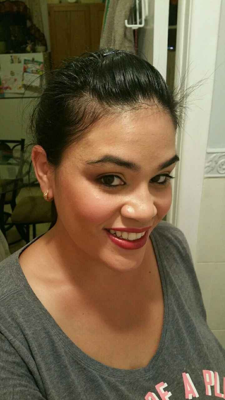 Wedding day make up...