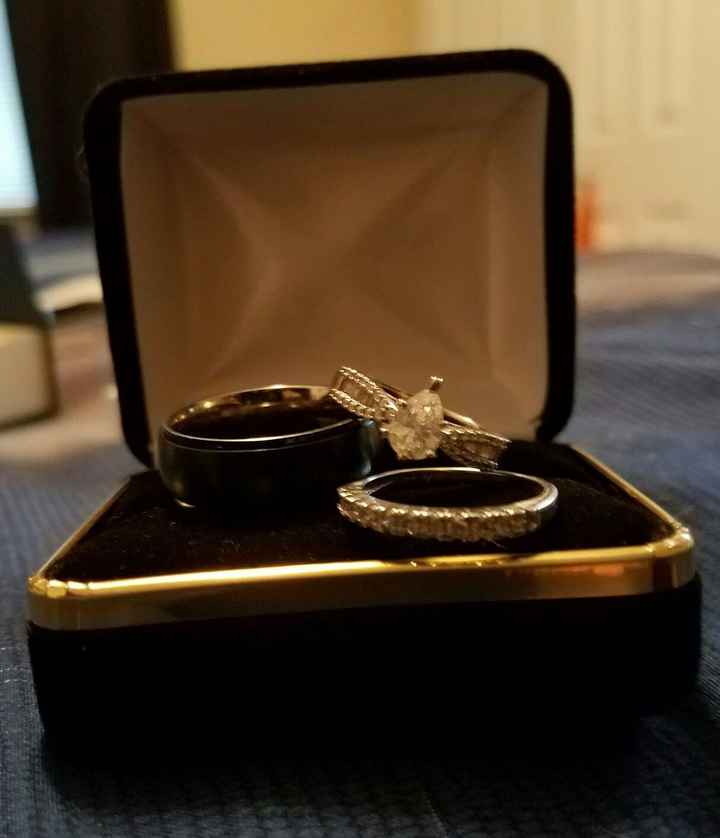 Got our wedding bands today!