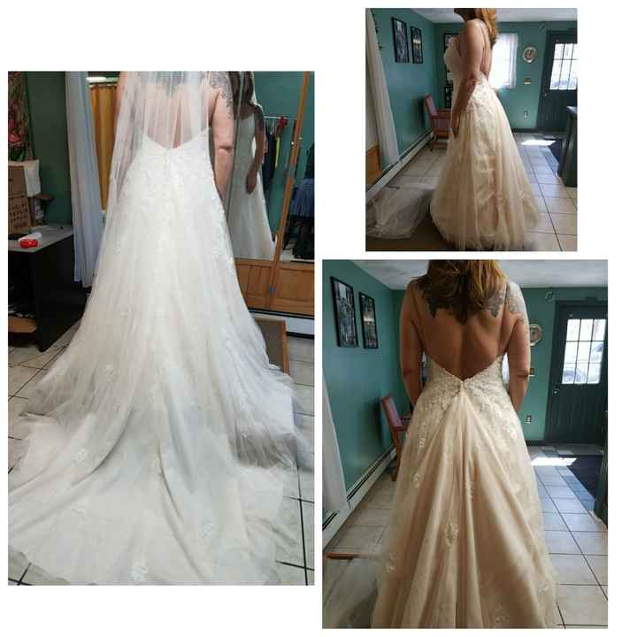 Bustle help for semi-cathedral length train