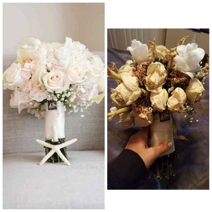 What did you do with your bouquet after the wedding?