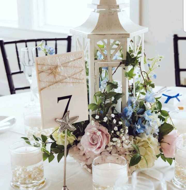 Our centerpieces!
