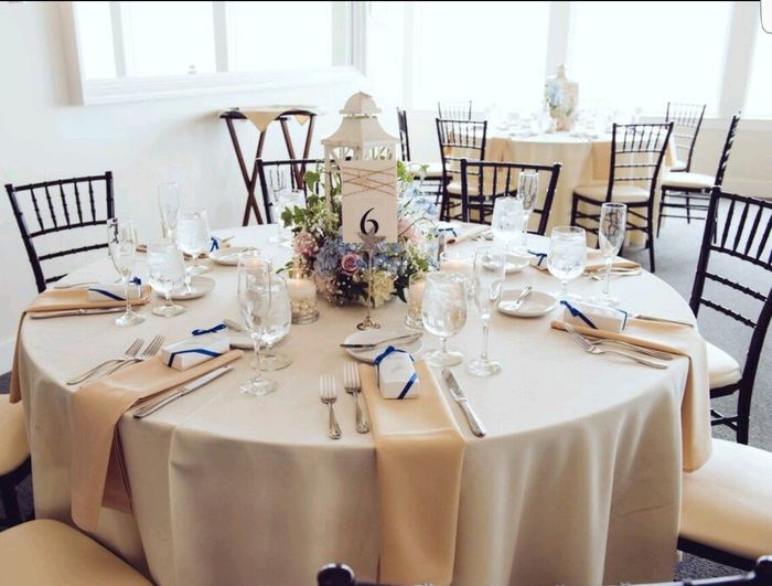 Our centerpieces!