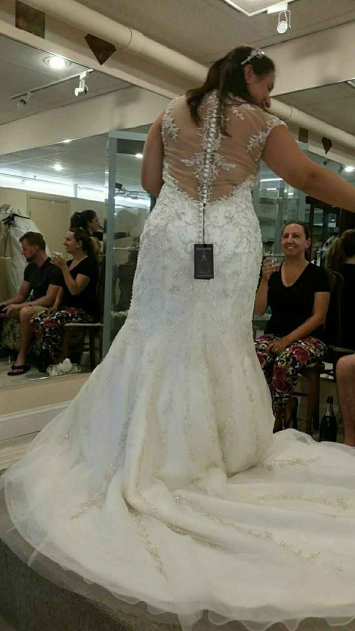 Dress with Illusion Back - Causes Bunching?
