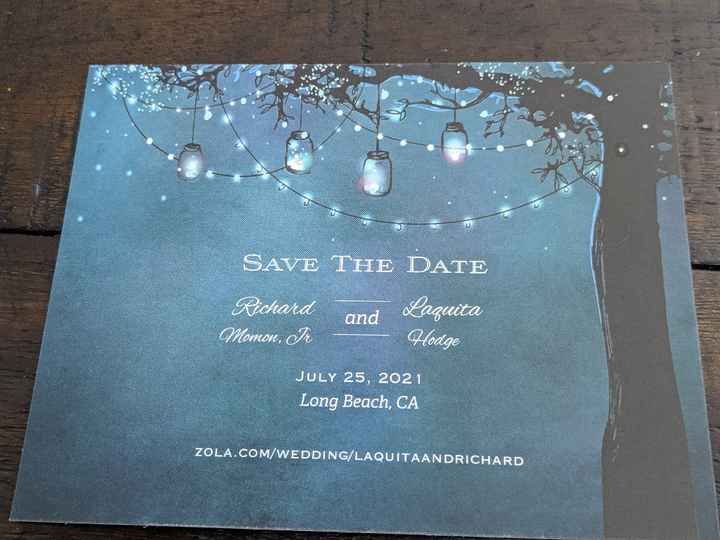 Replacement Save The Dates Came In - 1