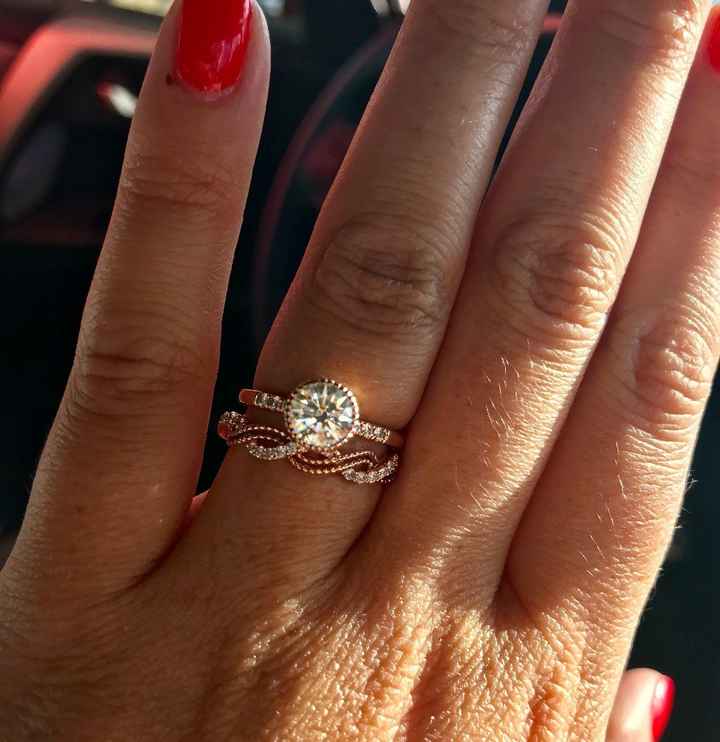 Picked up my wedding band the other day. Now to wait 10 months to get to wear it! 