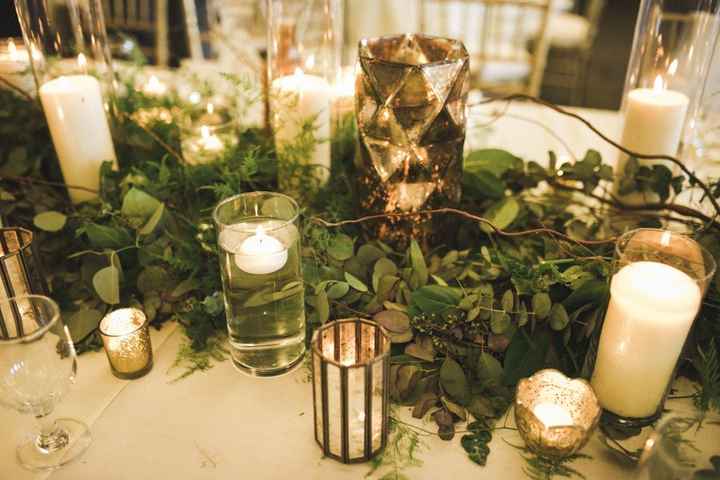 Close up of Head Table