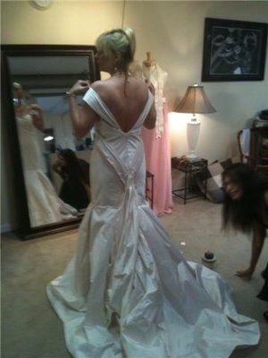 There goes donating or selling my dress...