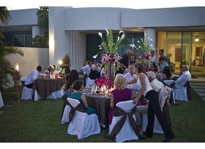 Need help with reception decor for an ocean front house....