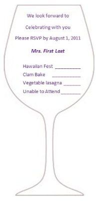 Response card wording - please help