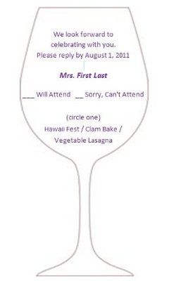 Response card wording - please help