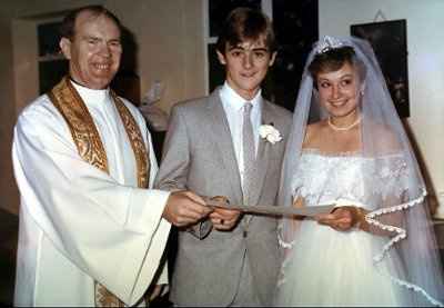 Following through on my threat  - couple of wedding pics from 1984