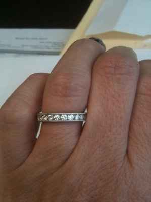 My wedding band - post yours... ahh, I can't help myself - Wedding ring porn! ;)