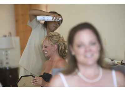 What did you hair look like on your wedding day?