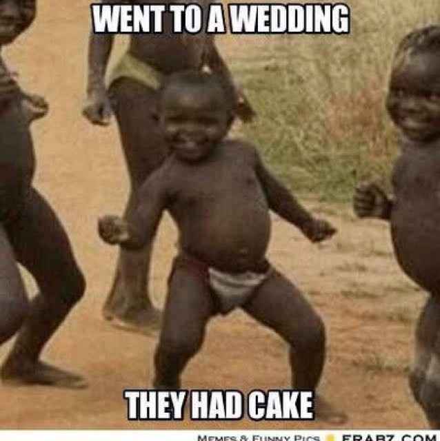 Wedding cake servings