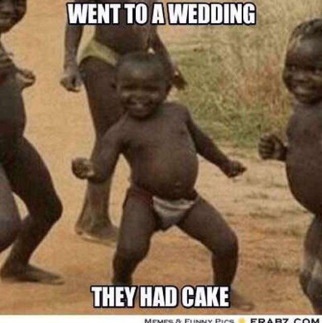 Wedding cake servings
