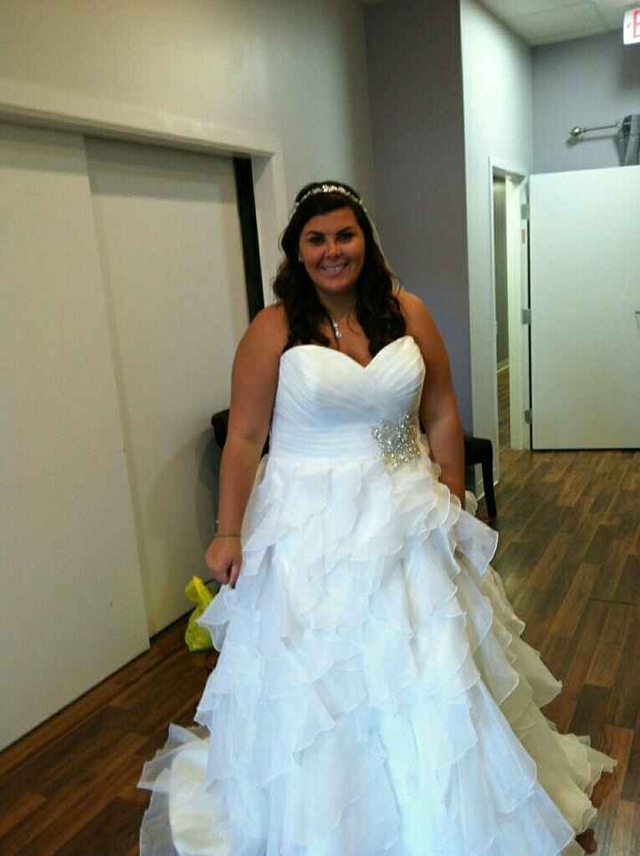 Picked up my dress!