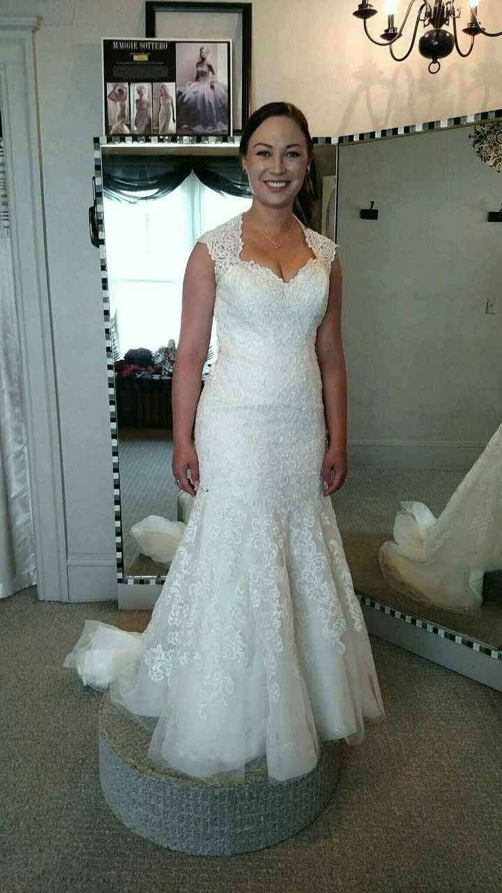 My dress (almost) fits!!!