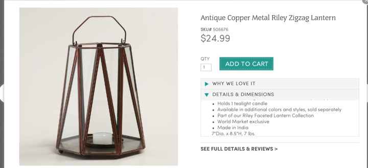 Lantern Centerpiece Advice!