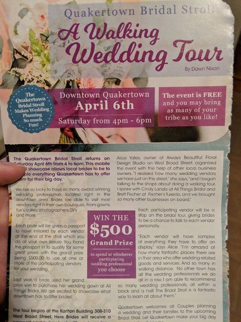 Quakertown, pa bridal stroll - 1