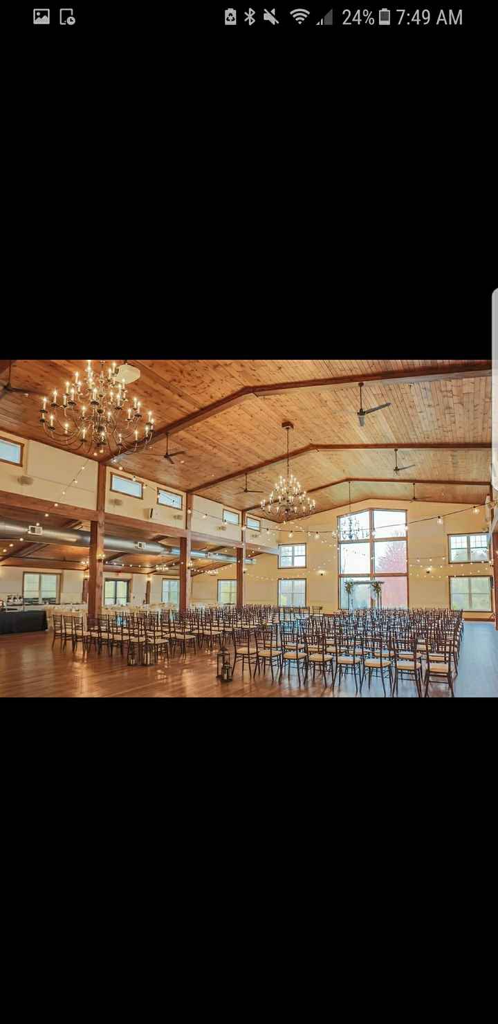 large Venue. small number of Guests. - 2