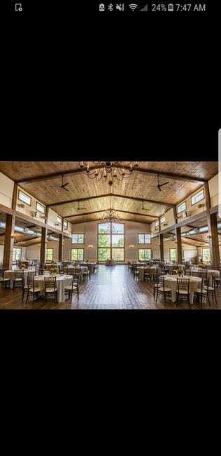 large Venue. small number of Guests. 1