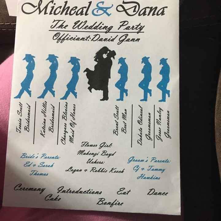 Do it Yourself Wedding Program