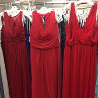 Bride matching bridesmaids