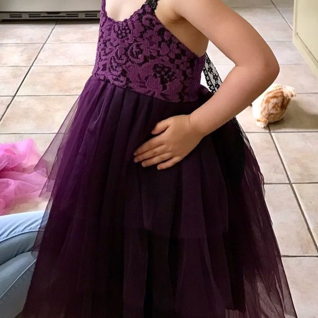 Colorful flower girl dresses