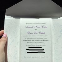 I got my INVITATIONS!!!!