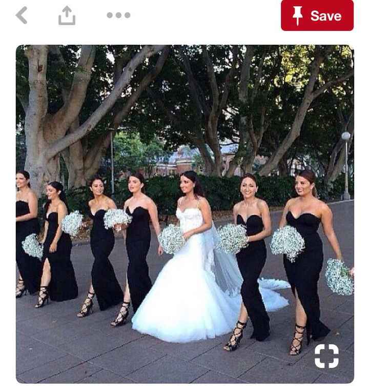  Is black to morbid for bridesmaids dress color? - 2