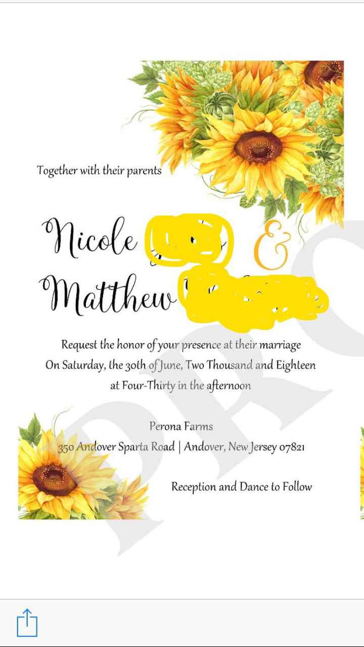 Invitations - 1