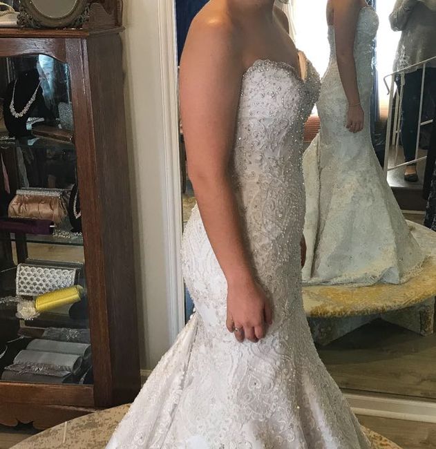 Please show your wedding dress, ladies - 1