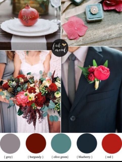 Wedding colours for fall!
