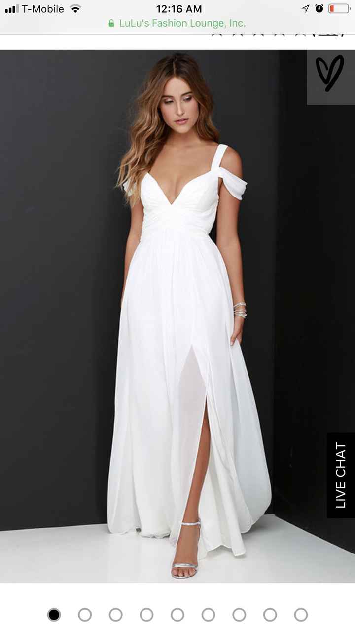 Wedding dress from Lulus - 3