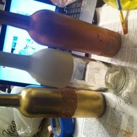 wine bottle centerpieces