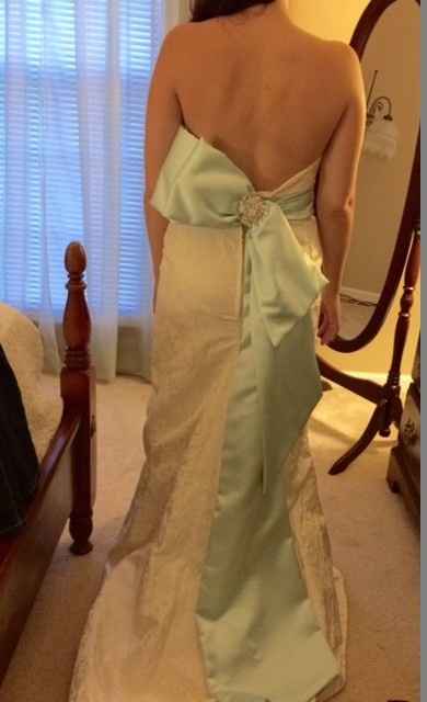 Switched the sash on my dress and...