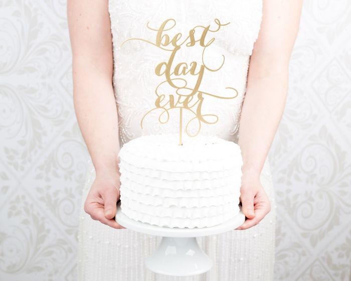 Show Me Your Wedding Cake Topper