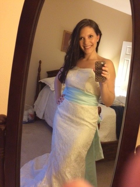 Switched the sash on my dress and...