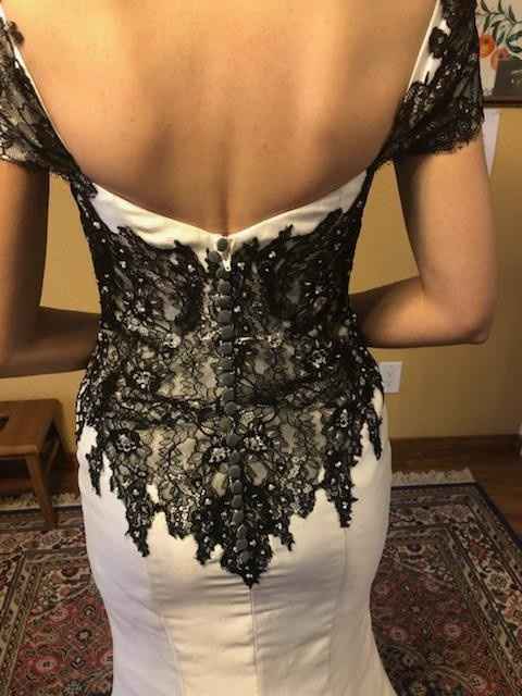 Back of dress 