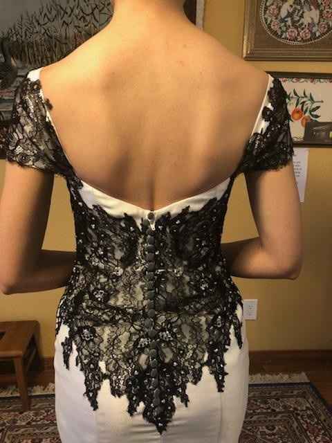 Back of dress again