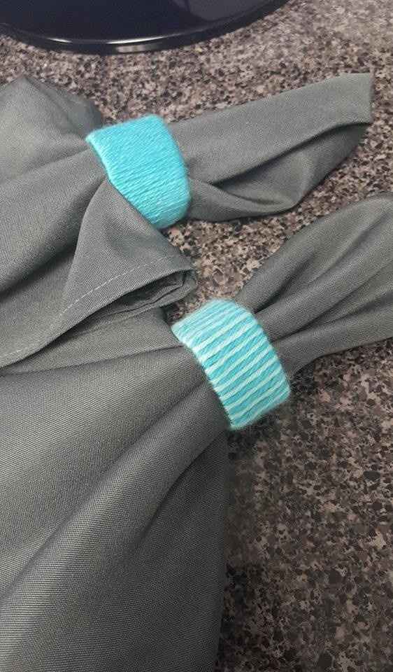 NAPKIN RINGS EVERYWHERE!!!! UPDATE!