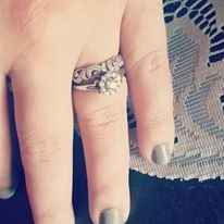 Picked up our WEDDING BANDS!!!!!