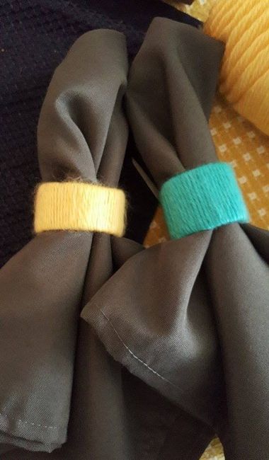 NAPKIN RINGS EVERYWHERE!!!! UPDATE!