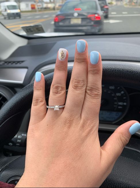 Engagement photo nails 5