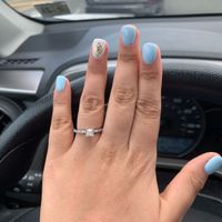 Engagement photo nails - 1