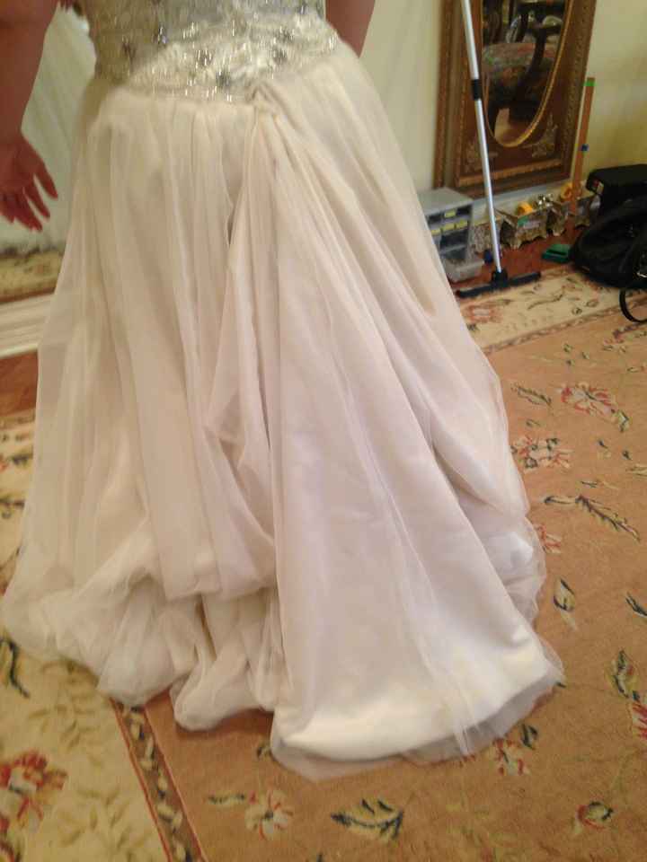 I said ADIOS to my dress...for alterations!!! (a few pics)