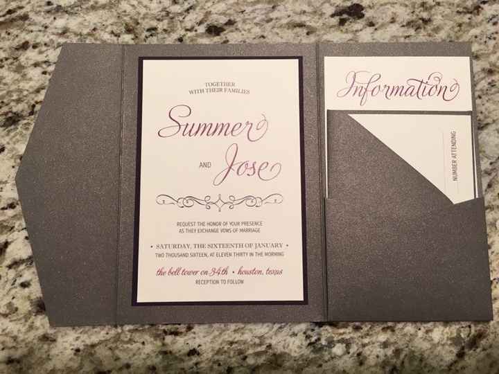 Show Off Your Invitations!!!!