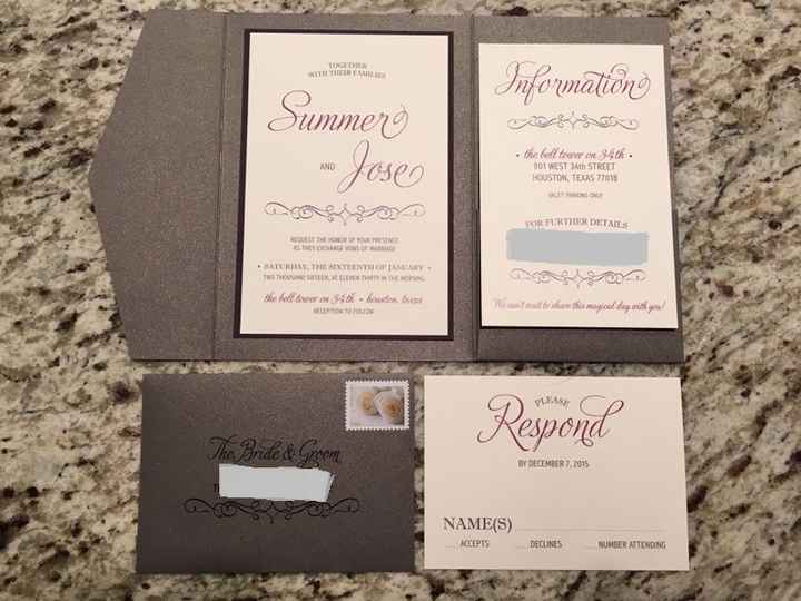 Show Off Your Invitations!!!!