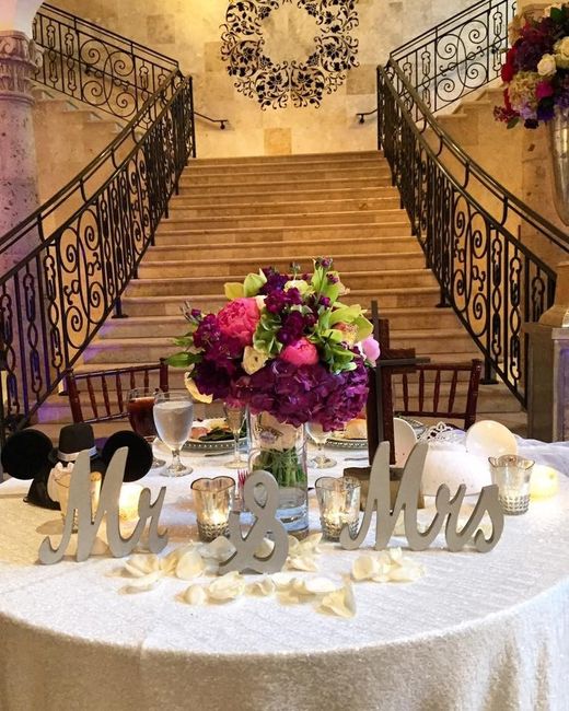 Head table decorations